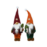 Decoris Polyester Gnome 45cm - 2 Assorted Colours,